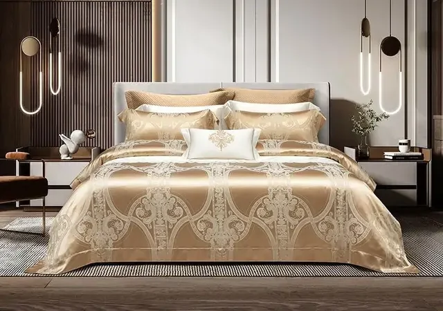 Silk duvet cover set